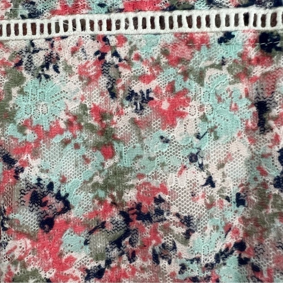 Jessica Simpson Maternity Dress Floral Asymmetrical Baby Shower Small - Picture 9 of 13